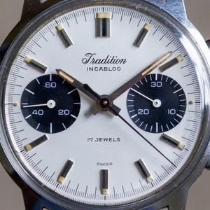 Tradition brand, Panda style Chronograph